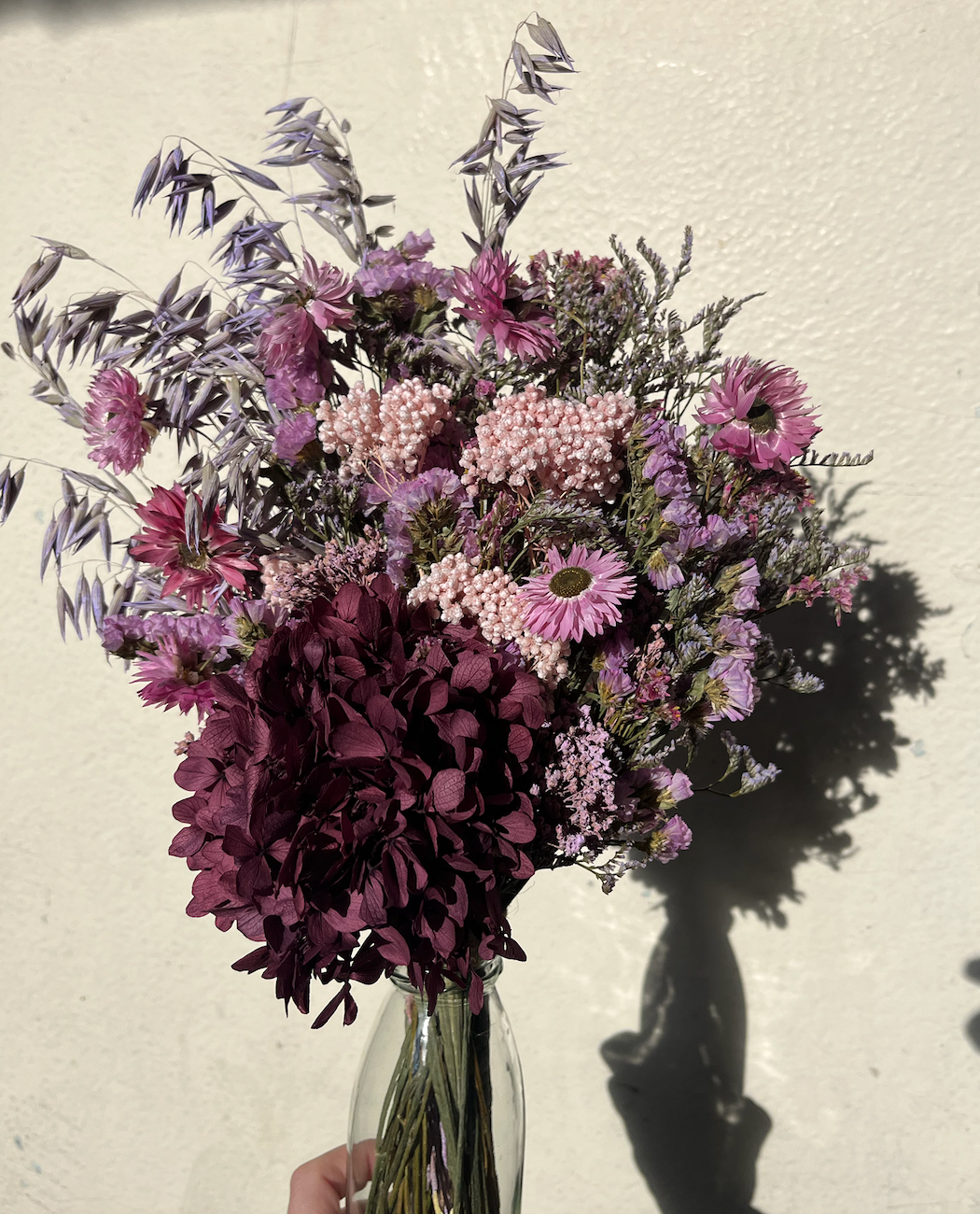 Plum Purple Hydrangea Posy