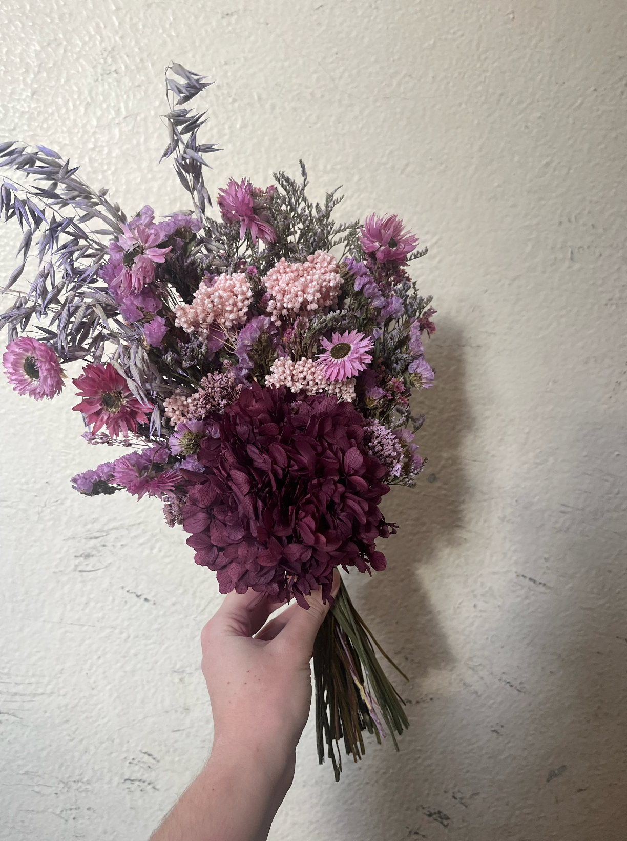 Plum Purple Hydrangea Posy