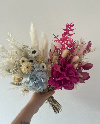 Fuchsia Hydrangea Posy