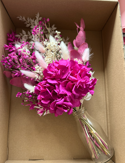 Fuchsia Hydrangea Posy